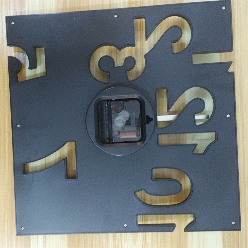 Colorful 3D Hollow Art Wall Clock