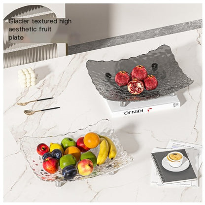 Luxury Transparent Snack Tray for Home and Hotel Use