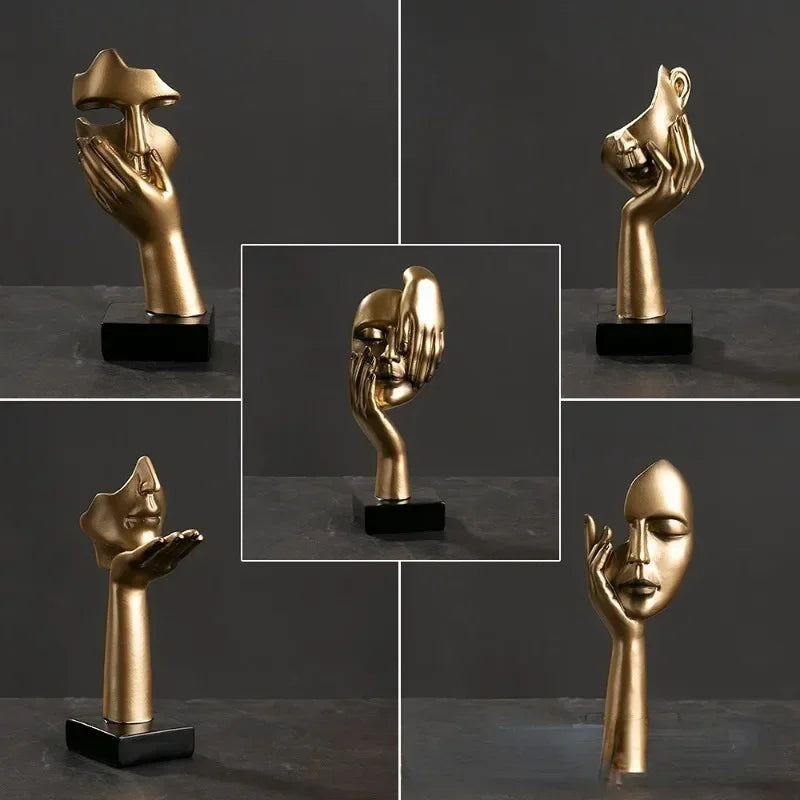 Abstract Character Statue - Nordic Luxury Desktop Decor