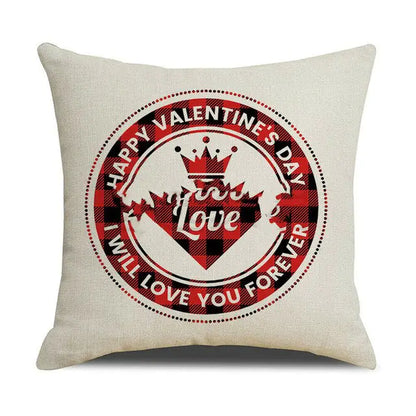 Valentine's Day Red Pillowcase Cushion Cover