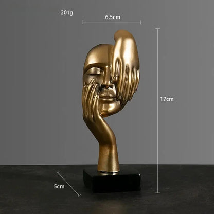 Abstract Character Statue - Nordic Luxury Desktop Decor