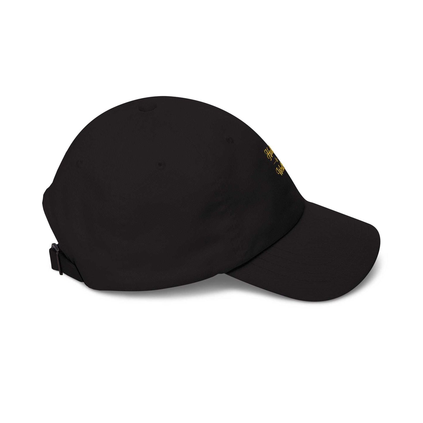 Dad Cap - 'Watch Your Mouth' Embroidered Gold Script - luxuryhomedecoridea.com