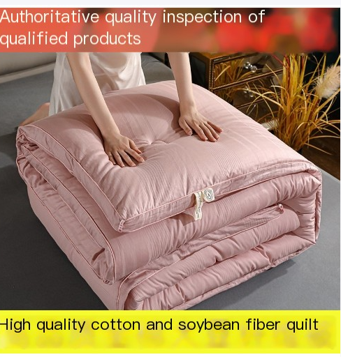 Luxury Cotton Soy Fiber Winter Comforter for Home