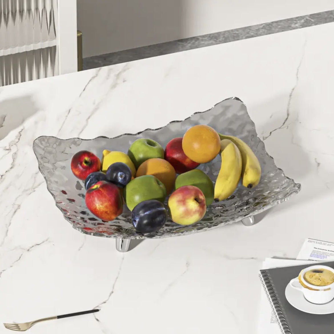 Luxury Transparent Snack Tray for Home and Hotel Use