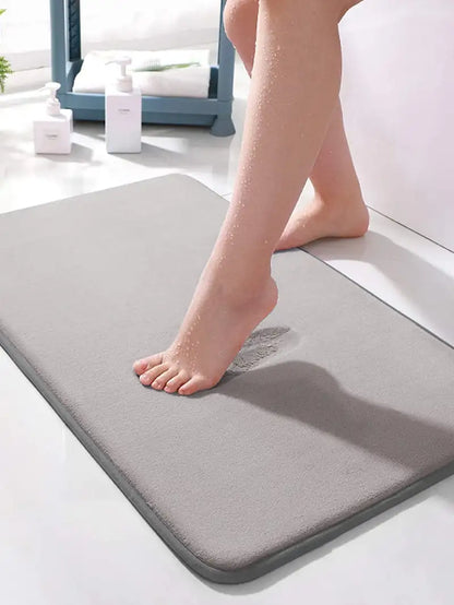 Rectangular Sponge Bath Mat (1 Piece)