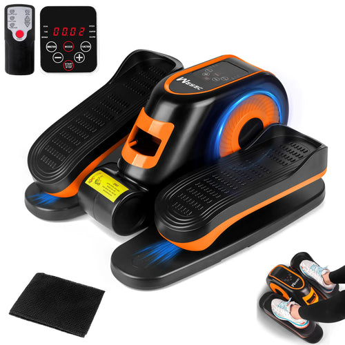 Wesec Under Desk Elliptical Machine Elliptical Training Machine w/Remote Control & 12 Adjustable Speeds Fully Assembled Seated Pedal Exerciser Noiseless Ellipse Leg Exerciser (Black) luxury home decor