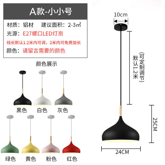 Nordic Style Vintage Restaurant Pendant Light Fixture