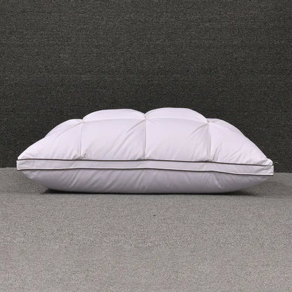 White Goose Down Cotton Single Sleep Aid Pillow