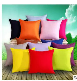 Solid Color Plush Pillow Covers for Sofa and Office - luxuryhomedecoridea.com