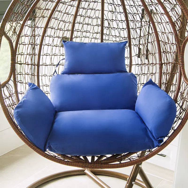 Large Solid Color Rattan Chair Cushion