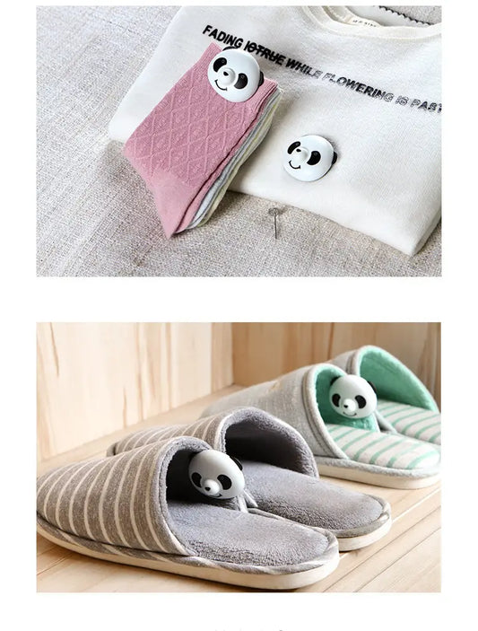 8pcs Cute Panda Non-Slip Duvet Cover Clips