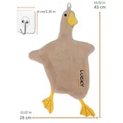 Cute Duck Hand Towel with Seamless Hook (1pc)