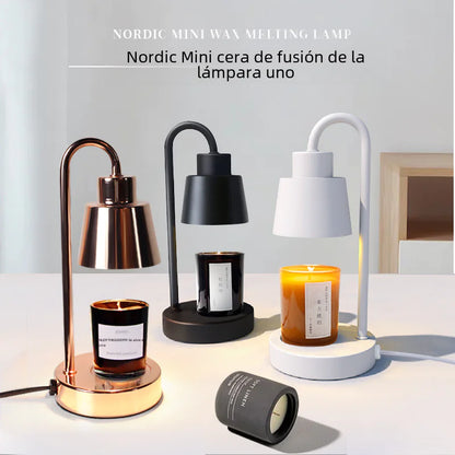 Mini Retro Aroma Wax Melter Lamp with Romantic Design