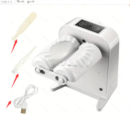 Electric Dumpling Maker Kitchen Automatic Dual-Head Tool