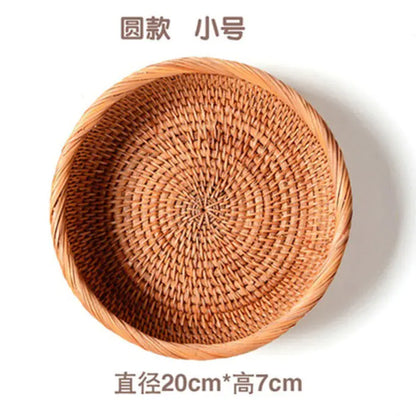 Handmade Vietnamese Wicker Candy Basket Set (3 Pieces)