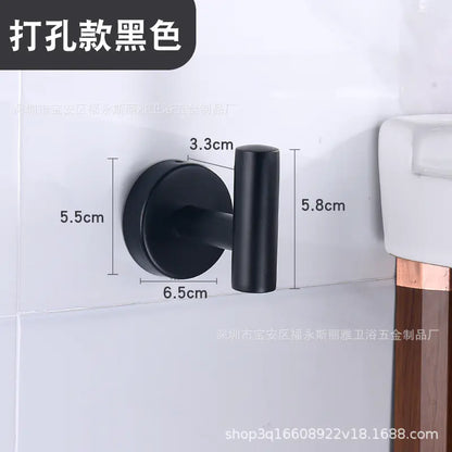304 Stainless Steel Wall Hook with Strong Adhesive