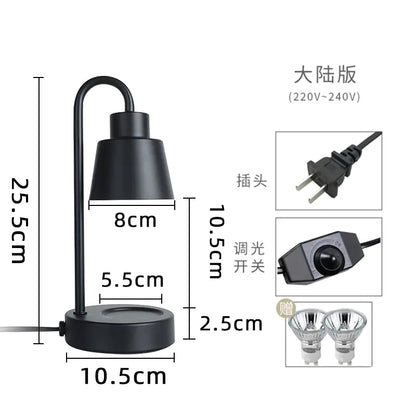 Mini Retro Aroma Wax Melter Lamp with Romantic Design