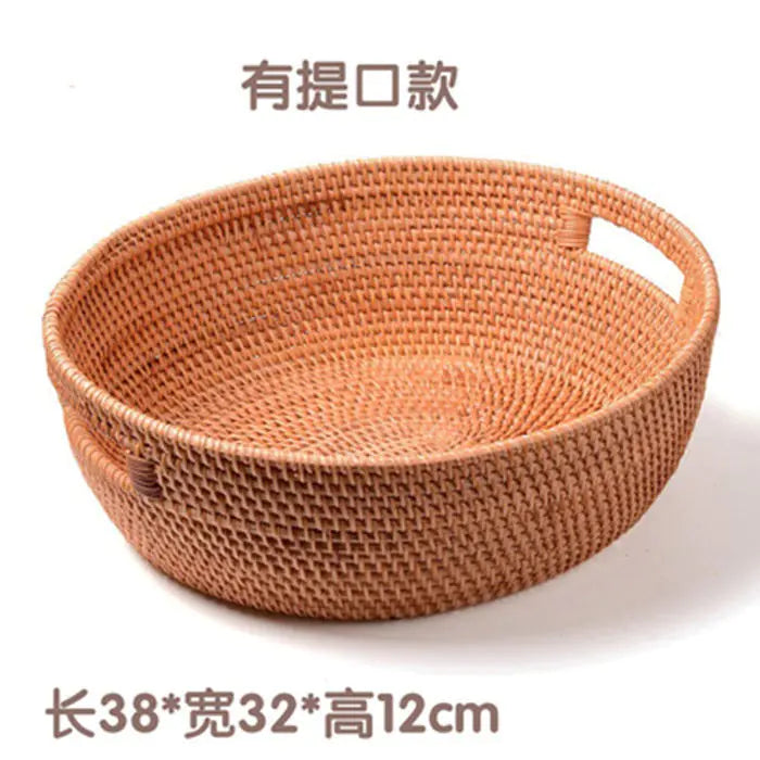 Handmade Vietnamese Wicker Candy Basket Set (3 Pieces)