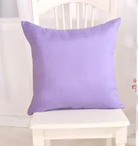 Solid Color Plush Pillow Covers for Sofa and Office - luxuryhomedecoridea.com