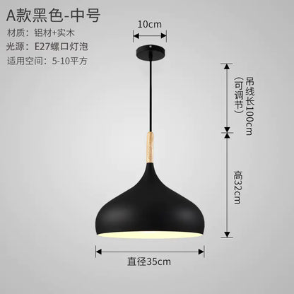 Nordic Style Vintage Restaurant Pendant Light Fixture