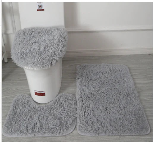 Ultra Soft Microfiber Anti-Slip Mat Set (3 Pieces)