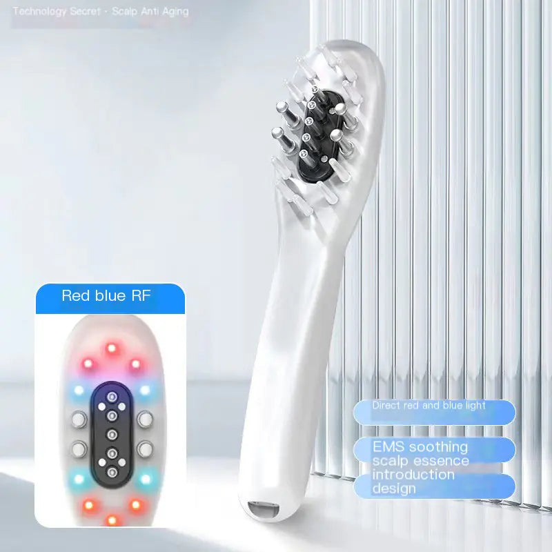 Electric Scalp Massager Comb with RF Hair Therapy
