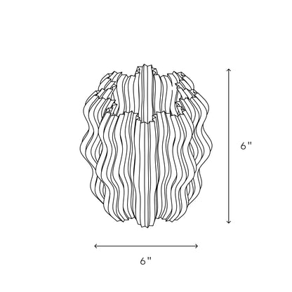 Cordless Mini Wavy Lamp