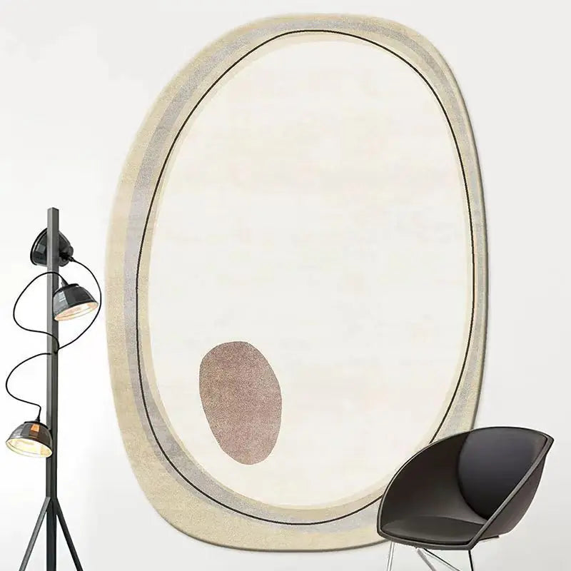 Luxury Style Living Room Area Rug with Non-Slip Design