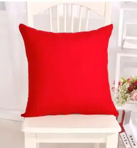 Solid Color Plush Pillow Covers for Sofa and Office - luxuryhomedecoridea.com