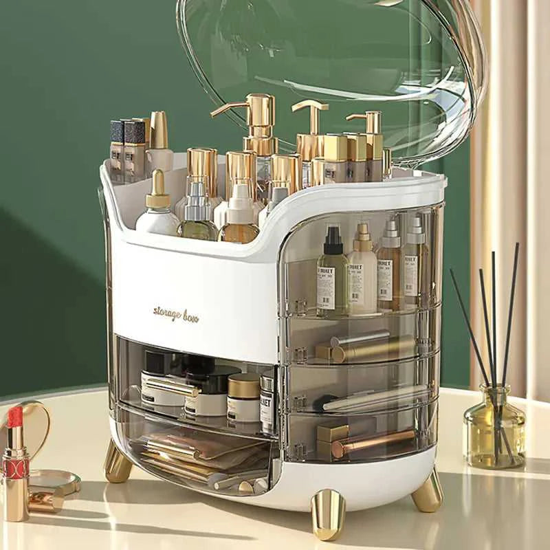 Transparent Makeup Organizer Box for Home Use - luxuryhomedecoridea.com