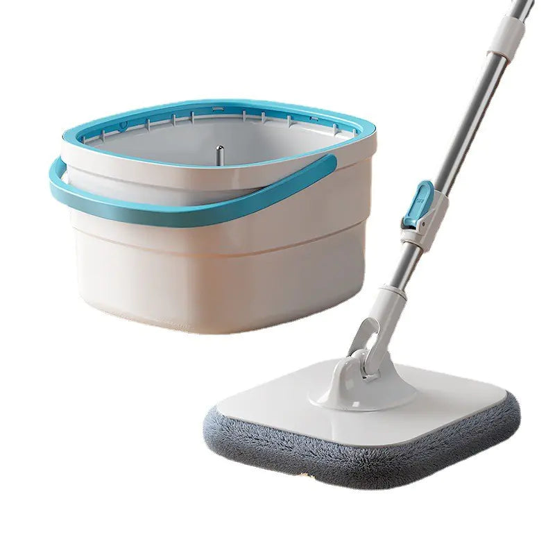 Rotary Mop with Dirt Separation for Easy Cleaning (One Set)