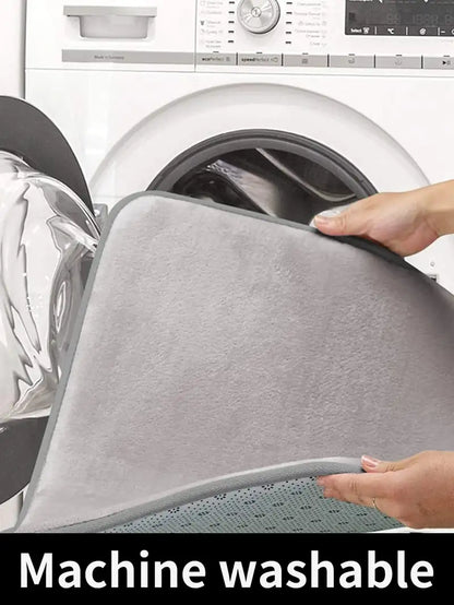 Rectangular Sponge Bath Mat (1 Piece)