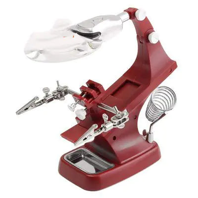 Magnifier 3X/4.5X Welding Desk with LED Alligator Clip - luxuryhomedecoridea.com