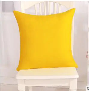 Solid Color Plush Pillow Covers for Sofa and Office - luxuryhomedecoridea.com