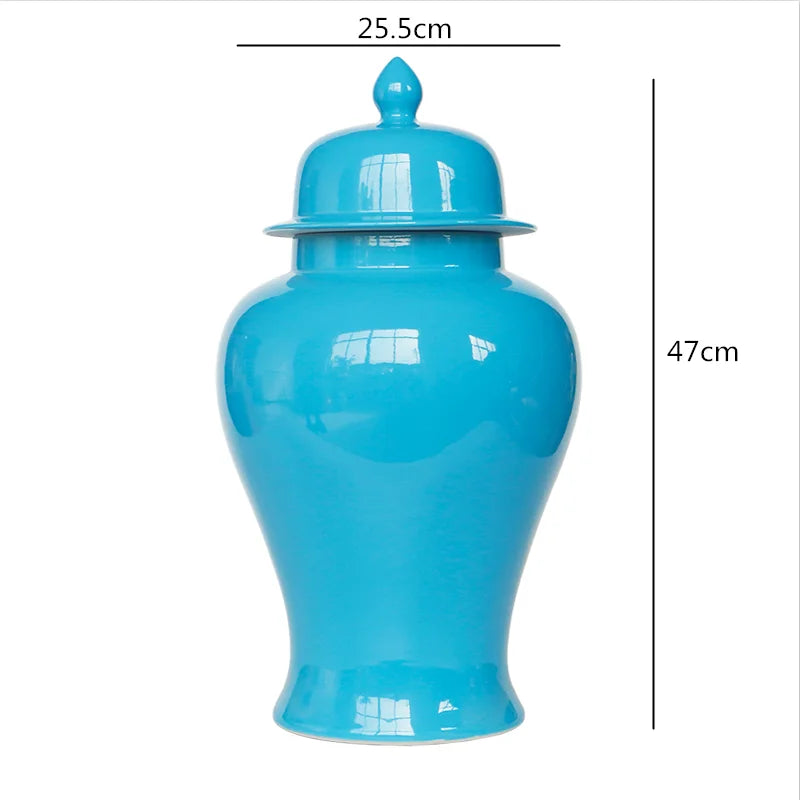 DecorBites™ Chinese Retro Handcrafted General Jar Vase for Home Decor & Storage