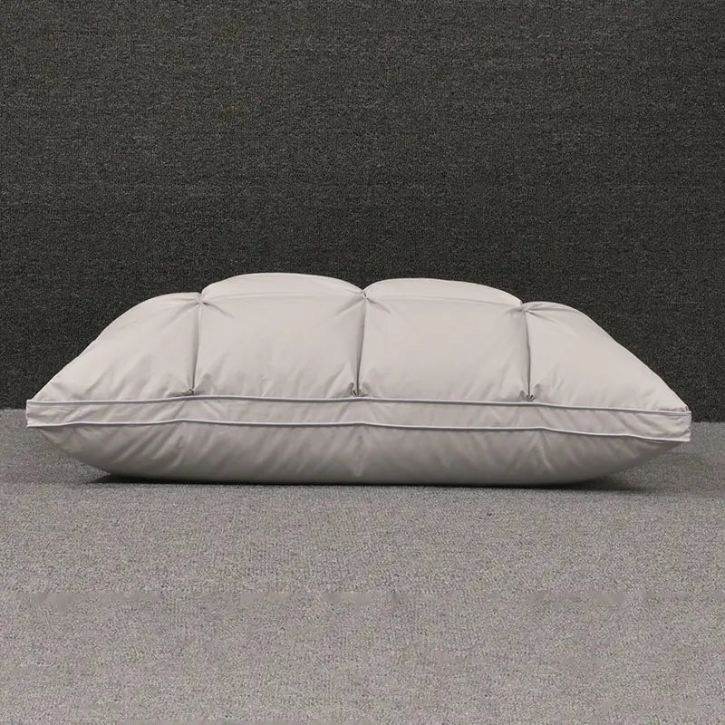 White Goose Down Cotton Single Sleep Aid Pillow