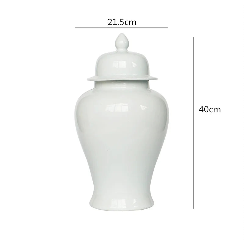DecorBites™ Chinese Retro Handcrafted General Jar Vase for Home Decor & Storage