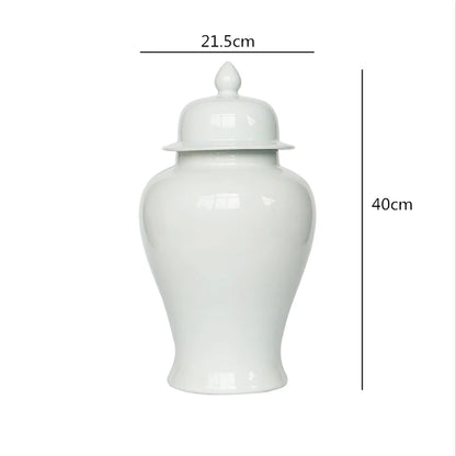DecorBites™ Chinese Retro Handcrafted General Jar Vase for Home Decor & Storage