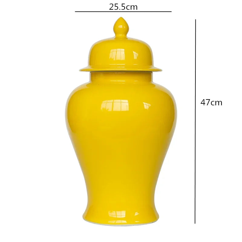DecorBites™ Chinese Retro Handcrafted General Jar Vase for Home Decor & Storage