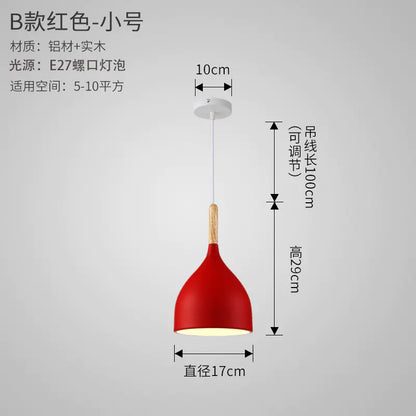 Nordic Style Vintage Restaurant Pendant Light Fixture