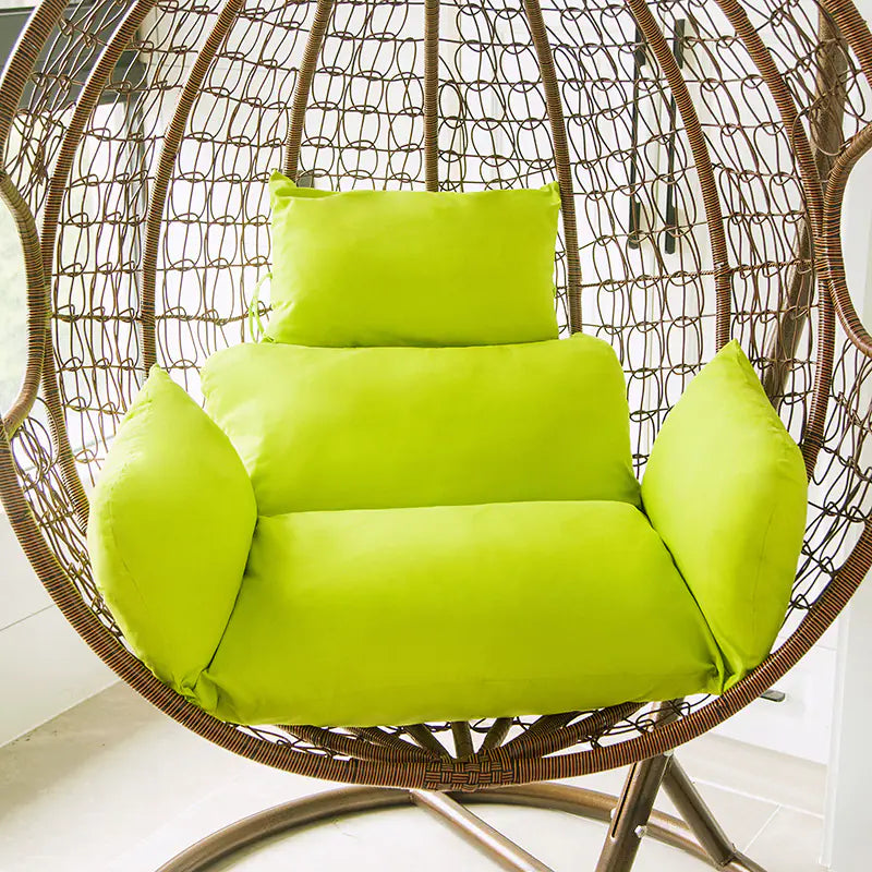 Large Solid Color Rattan Chair Cushion