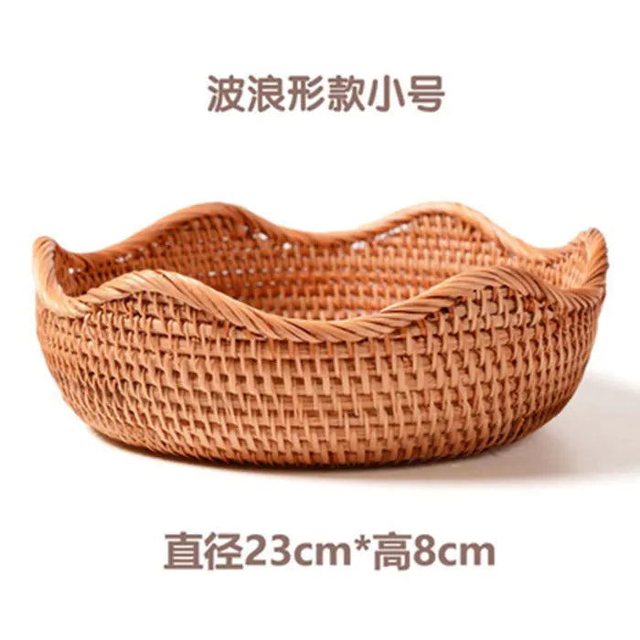 Handmade Vietnamese Wicker Candy Basket Set (3 Pieces)