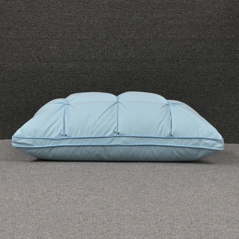 White Goose Down Cotton Single Sleep Aid Pillow