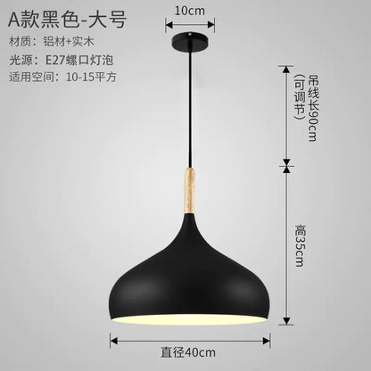 Nordic Style Vintage Restaurant Pendant Light Fixture