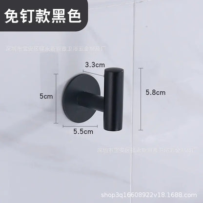 304 Stainless Steel Wall Hook with Strong Adhesive