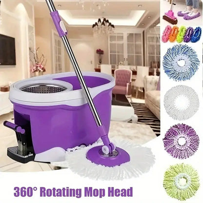 360° Rotating Microfiber Spin Mop Replacement Head
