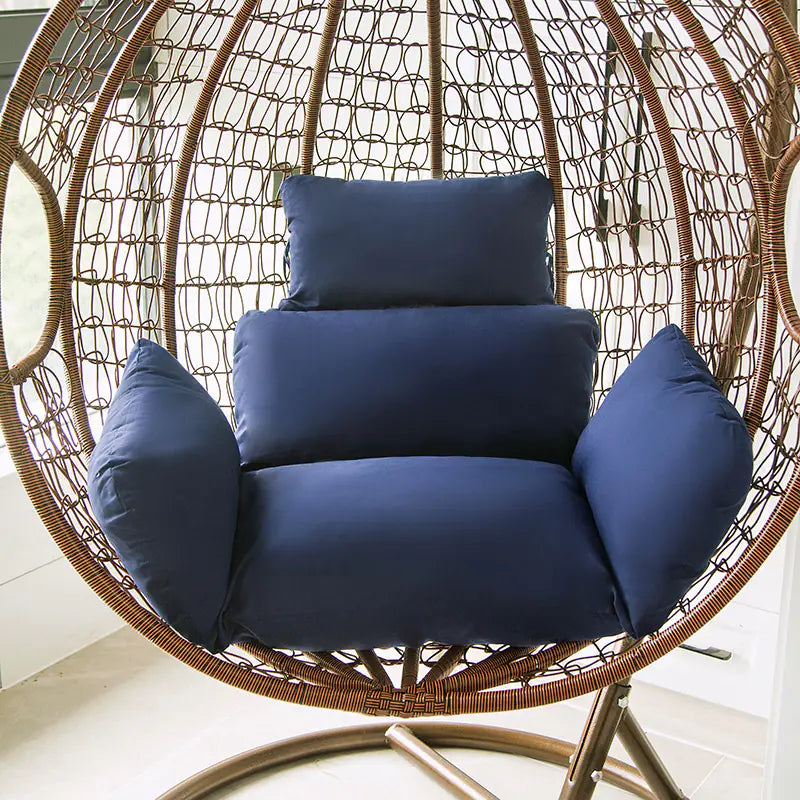 Large Solid Color Rattan Chair Cushion