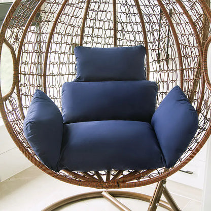 Large Solid Color Rattan Chair Cushion