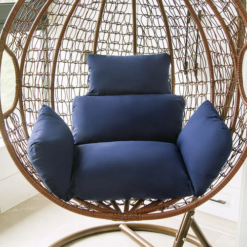 Large Solid Color Rattan Chair Cushion