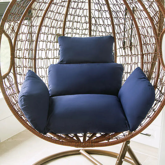 Large Solid Color Rattan Chair Cushion